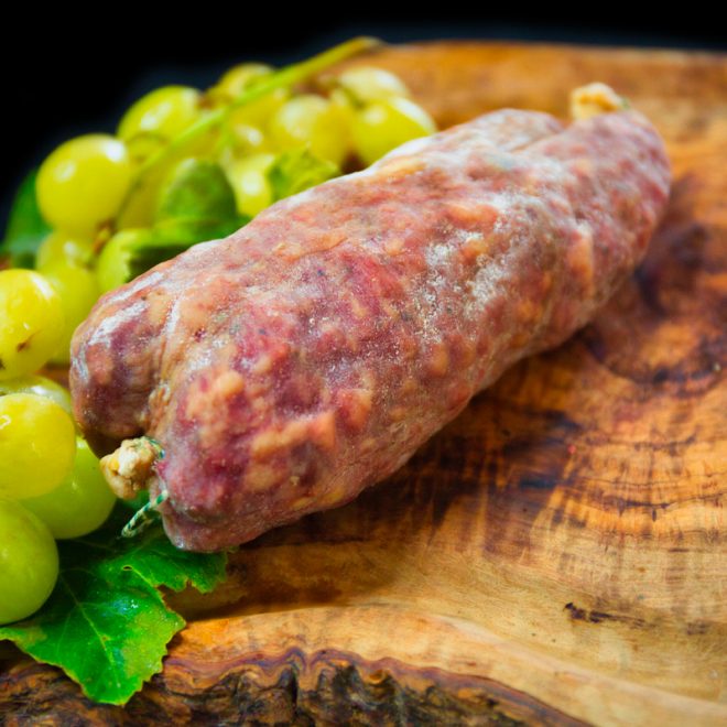 Saucisson pur porc aux noisettes