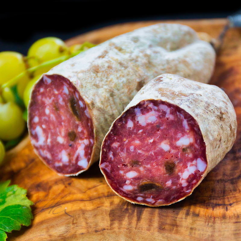 Saucisson sec aux cèpes