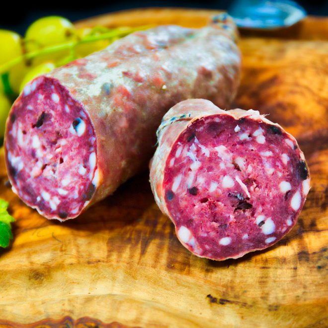 Saucisson sec aux olives de Nyons