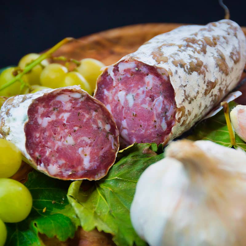 Saucisson pur porc à l'ail